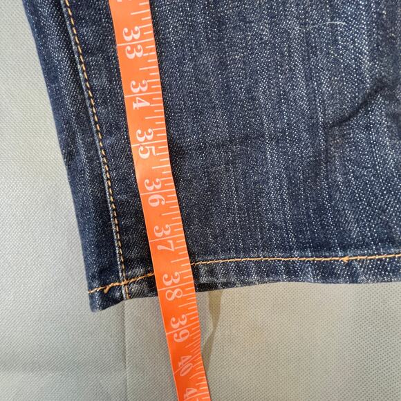 Old Navy The Diva Jeans Womens Size 8 Regular Blue Dark Wash Boot Cut Low Rise - Picture 7 of 16